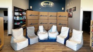 Ocean Tamer Bean Bag Boat Seat | Pier 21 Marine